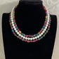 Onyx Beads & Pearls necklace | Indian Jewelry