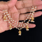 3Line Pearl Champaswaralu | Hair accessories | indian Ear Chains