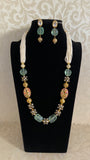 Meenakari beads classic Necklace Set | Indian Jewelry In USA