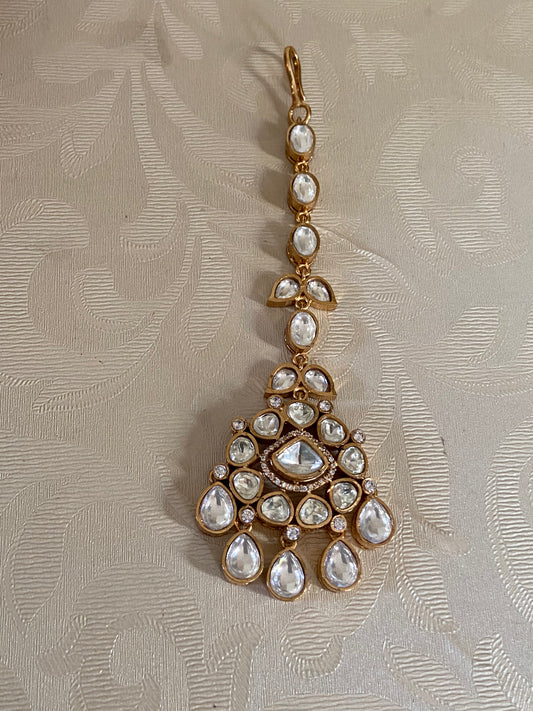 Moissanite Maang Tikka | Indian jewelry in USA