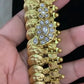 Gold polish jadau kundan long necklace With Jumkis | Indian Bridal Long Necklace