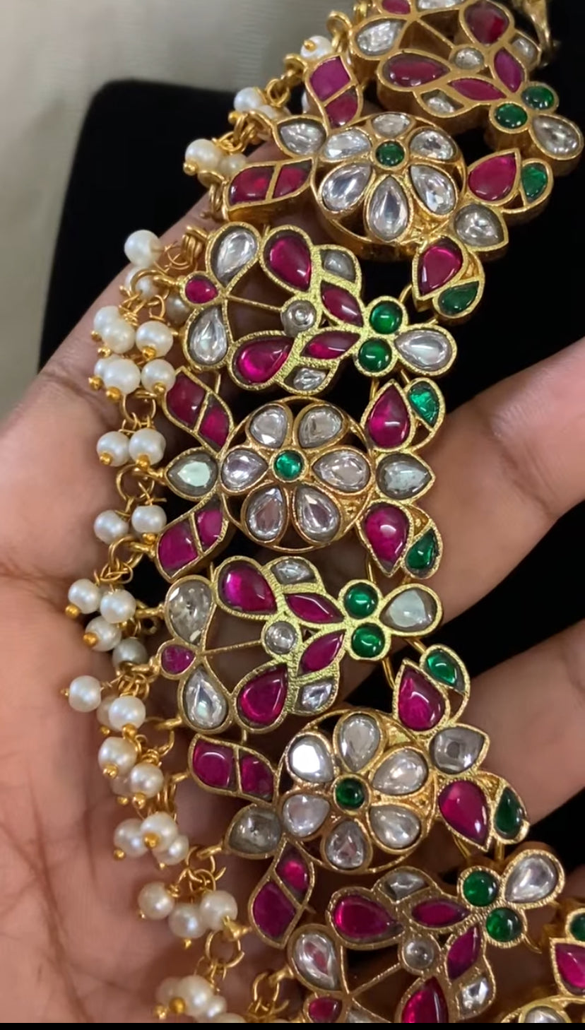 Jadau Kundan grand Necklace | Indian Jewelry In USA