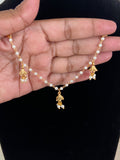 Single Pearl Jumki Champaswaralu | Hair accessories | indian Ear Chains