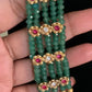 Traditional 5Layer Beads Necklace Set | Indian Traditional Jewelry