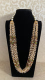 Multi Layer Pearl & Multi Color Beads Necklace | Indian Jewelry In USA