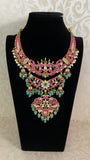 4 in 1 Jadau Kundan Necklace | Traditional Indian Necklace In USA