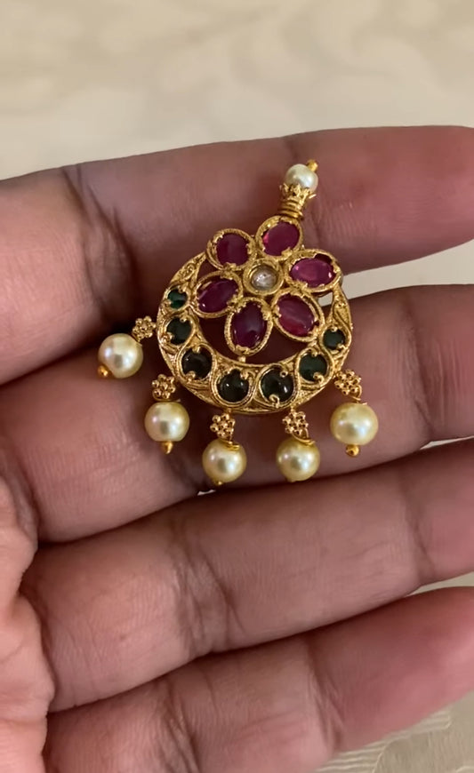 Traditional Kemp Mangalsutra | Blackbeads Necklace