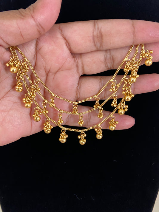Antique Pearl Ear Chains | Hair accessories | Champaswaralu