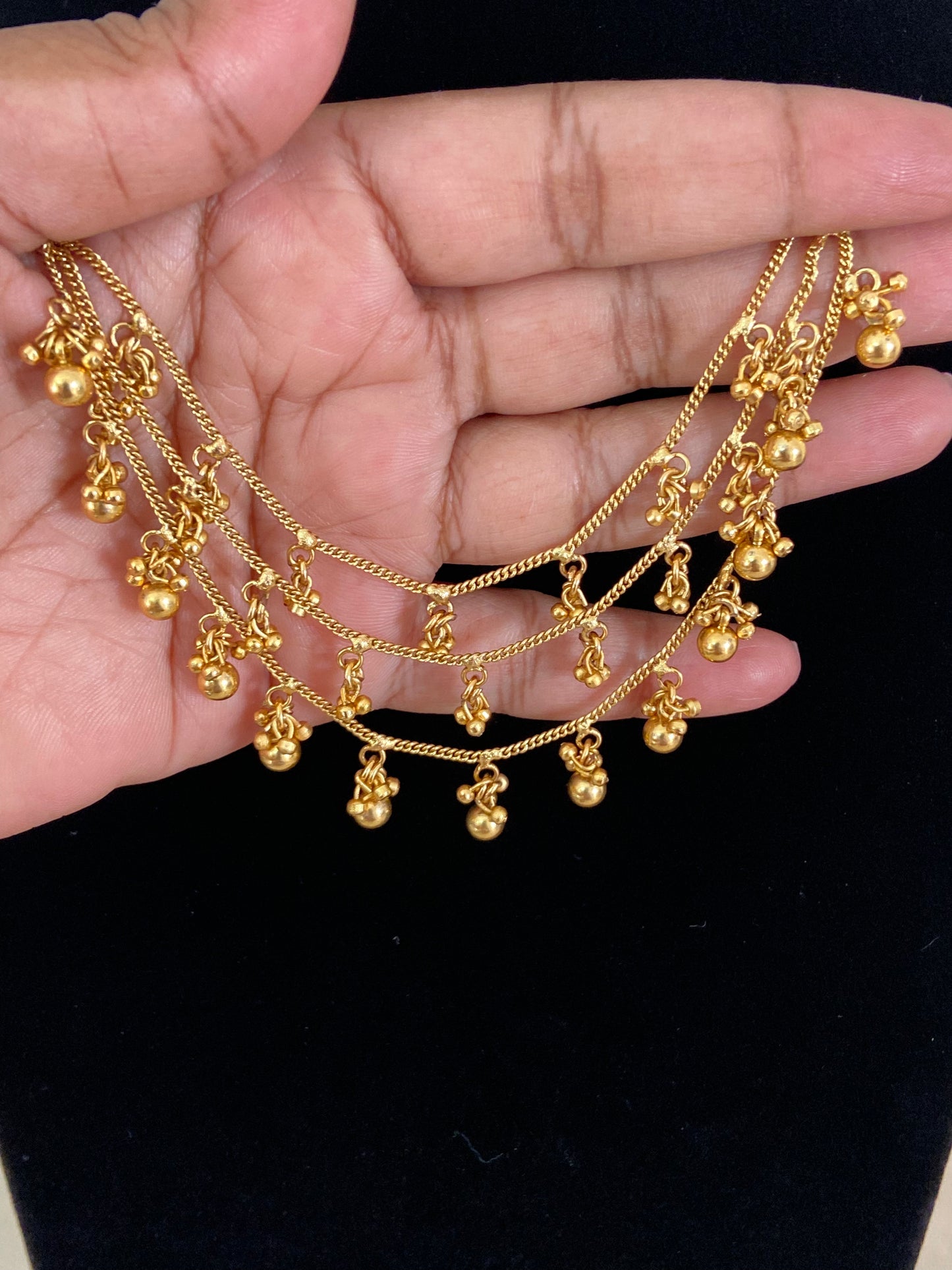 Antique Pearl Ear Chains | Hair accessories | Champaswaralu
