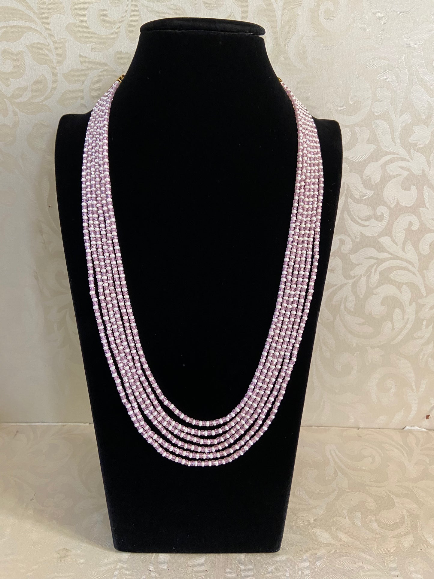 Pearl & Beads Mala Necklace | Indian Beads Necklace