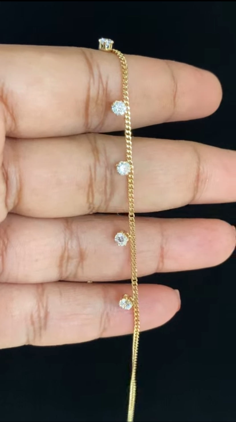 AD Classic Anklet | Traditional Indian Jewelry