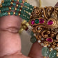 Antique Lakshmi Pendant Beads Choker Set | Traditional Temple Jewelryn In USA