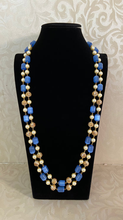 Monalisa Beads meenakari Pearls Mala Necklace | Indian Necklace | Gift Idea