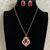 Polki Kundan Pendant Necklace | Simple Necklace With Studs