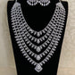 CZ Multi Layered Necklace Set | Indian Bridal Necklace