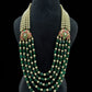 Jadau Kundan Side Pendants Beads & Pearls Groom Necklace | Indian Jewelry In USA