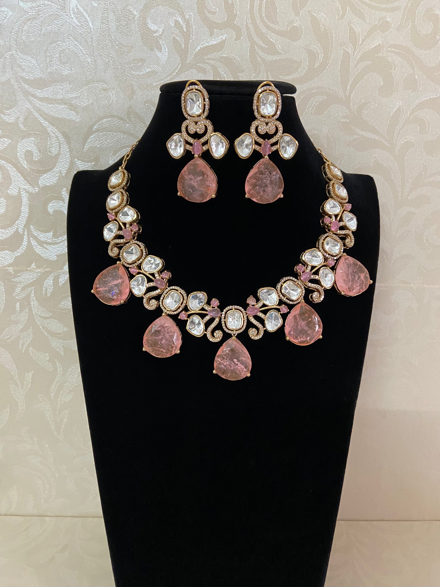 Moissanite Necklace Set | Bridal Jewelry In USA
