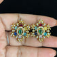 Multicolour Studs | Antique CZ Tops | indian Earrings