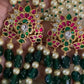 Jadau Kundan Side Pendants Beads & Pearls Groom Necklace | Indian Jewelry In USA