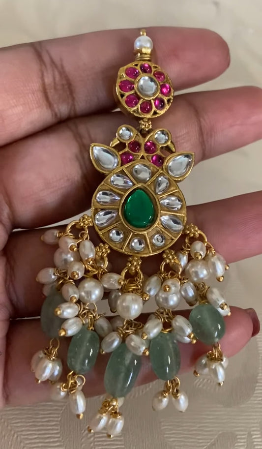 Kundan  Necklace With Earrings | Indian Bridal Jewelry