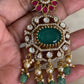 Moissanite & Jadau Fusion Bridal Choker With Earrings | Indian Jewelry