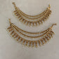 Antique Polki Pearl Champaswaralu | Hair accessories | indian  Ear Chains
