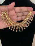 Antique Polki Pearl Champaswaralu | Hair accessories | indian  Ear Chains