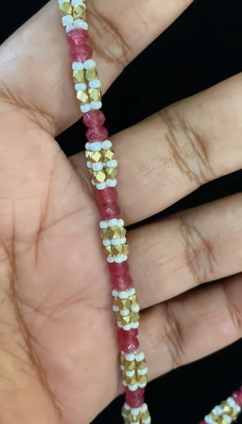 Jumka Tassel Pendant Beads Necklace | Indian Jewelry