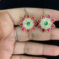 Antique Jadau Kundan Stud Earrings | Indian Earrings In USA