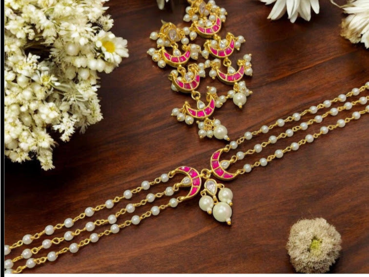 Jadau Kundan Pearl Choker | Indian jewellery