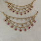 Antique Ruby Champaswaralu | Hair accessories | indian  Ear Chains