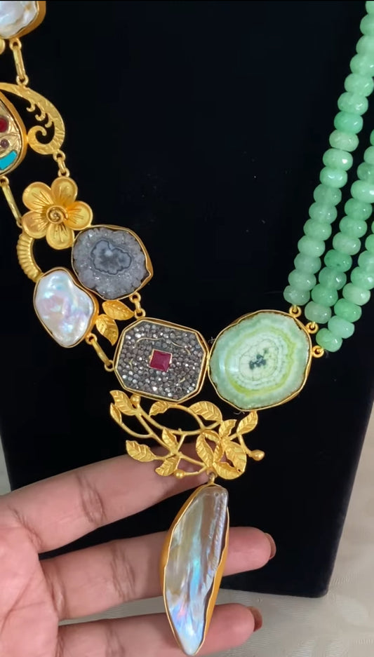 Contemporary Statement Necklace | Indian Jewelry
