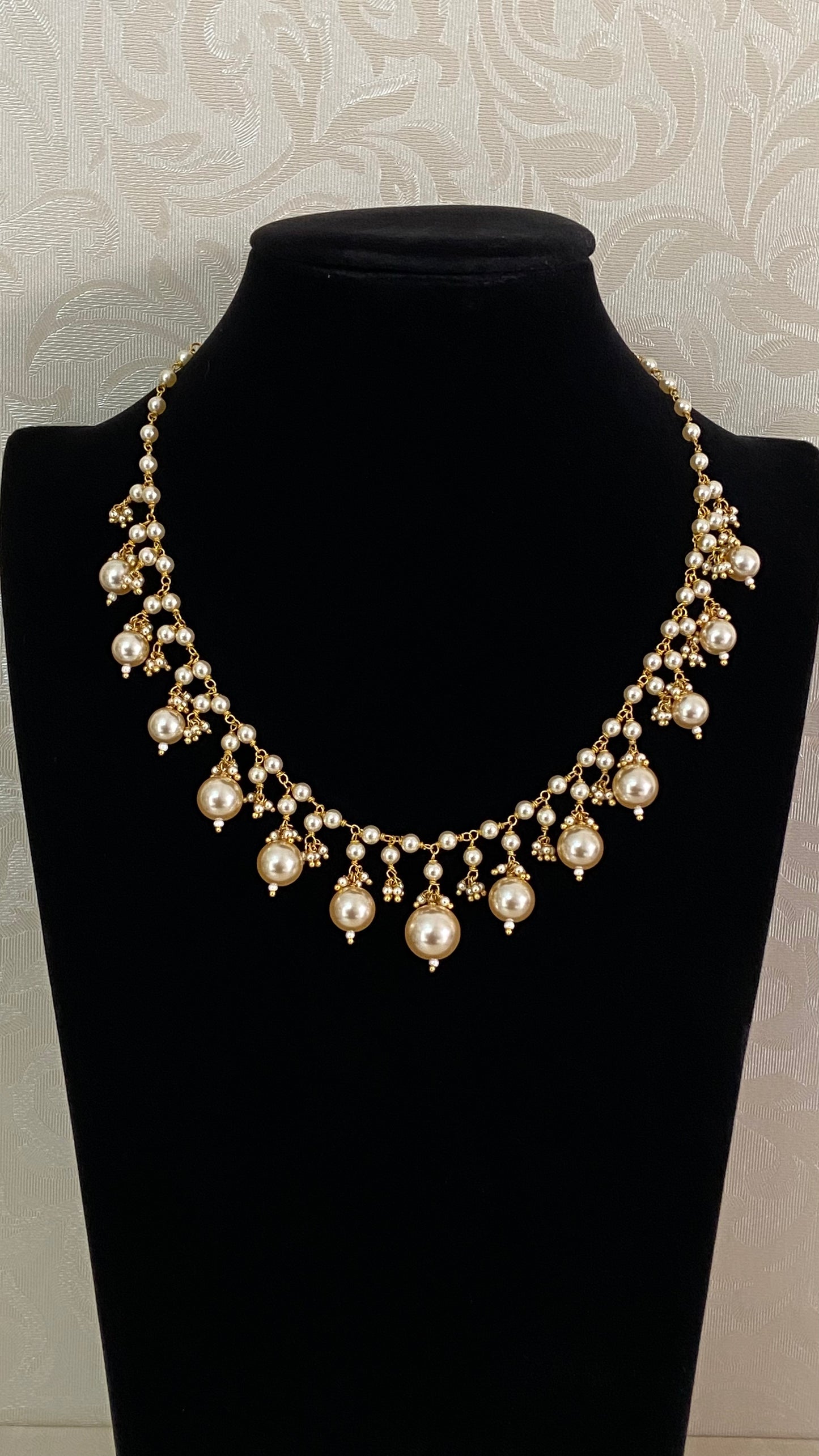 Taiwan Shell Pearl Drop Pearl Necklace | Indian Jewelry In USA