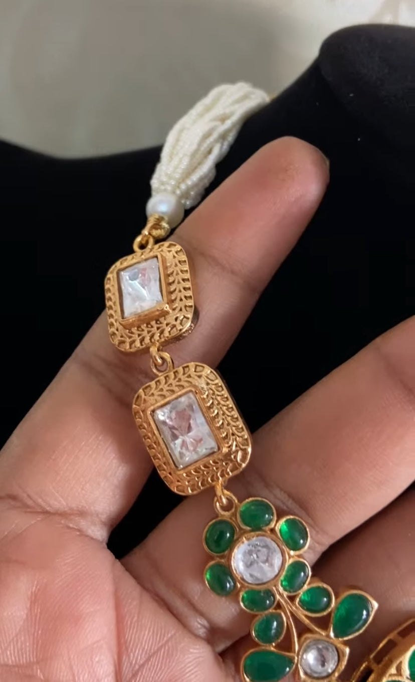 Kundan Choker With Studs | Indian Necklace