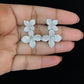 AD Flower Cocktail Earrings | Indain Designer Earrings