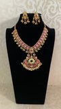 Jadau Kundan Necklace With Earrings | Traditional Necklace In USA | Gift Idea