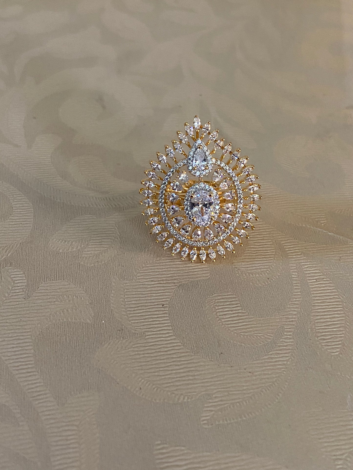 AD Adjustable Finger Ring | Indian Jewelry In USA