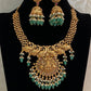 Antique Temple Necklace With Jumkis | Indian traditional Jewelry