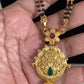 Antique Pendant Mangalasutra With Jumkis | Traditional Black Beads