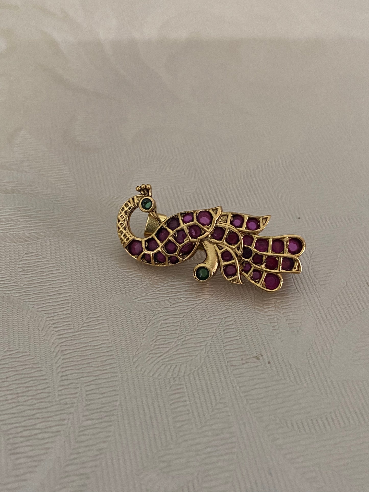 Antique Kemp Saree Pin | Indian Saree Pin | Brooch | Gift ideas