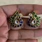 Jadau Kundan Peacock Studs | Indian Studs In USA