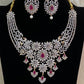 AD Bridal Necklace With Earrings | Indian Jewlry