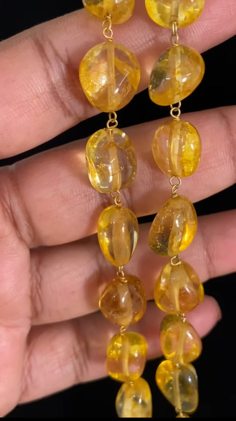 Quartz Stones Necklace | Indian Beads Necklace  | Gift Idea