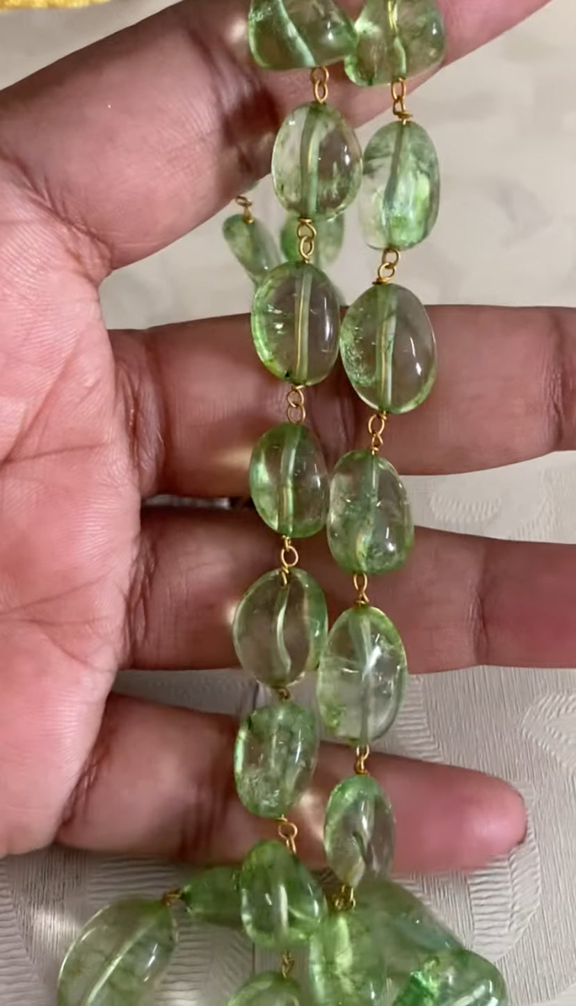 Quartz Stones Necklace | Indian Beads Necklace  | Gift Idea