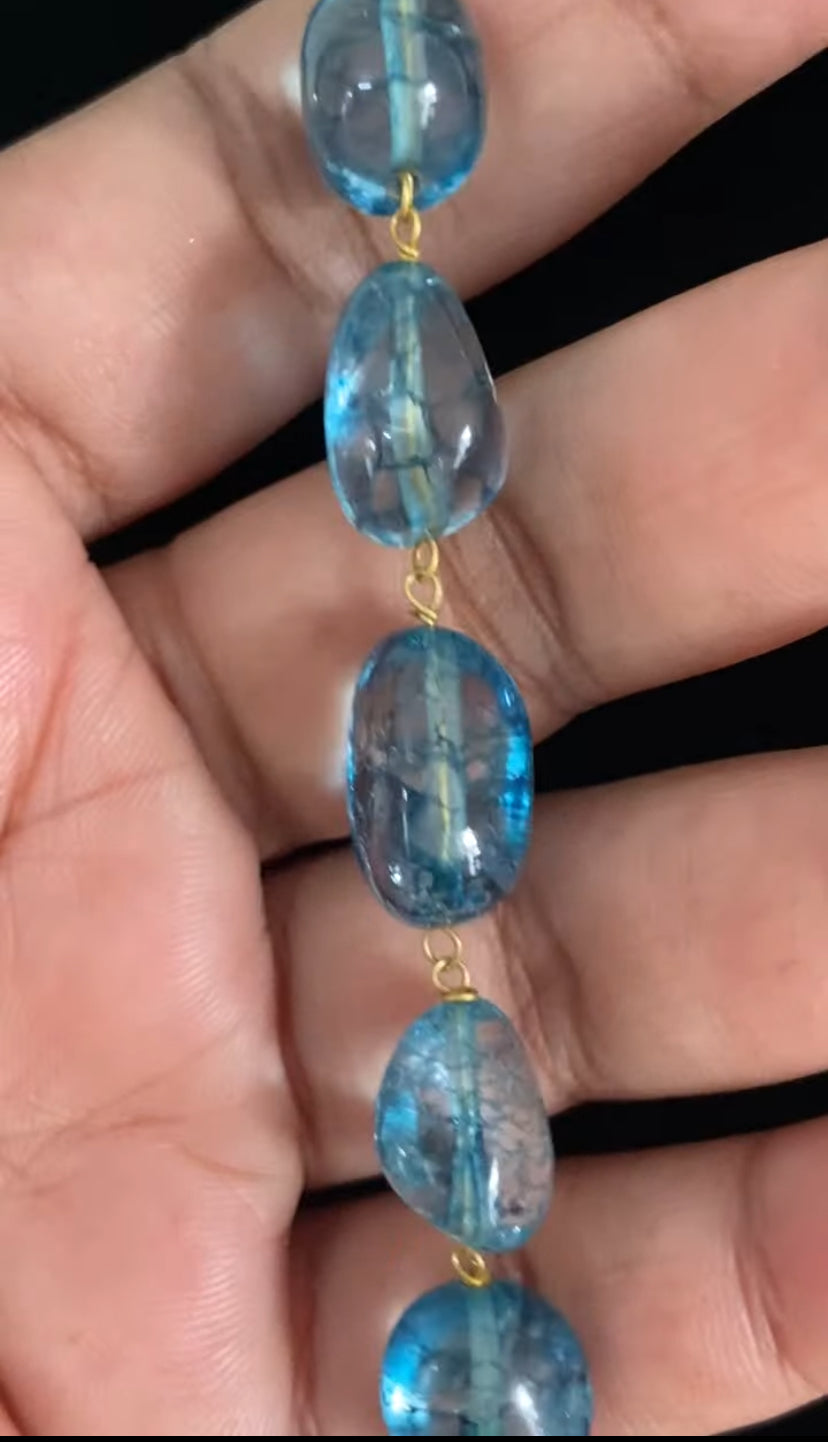 Quartz Stones Necklace | Indian Beads Necklace  | Gift Idea