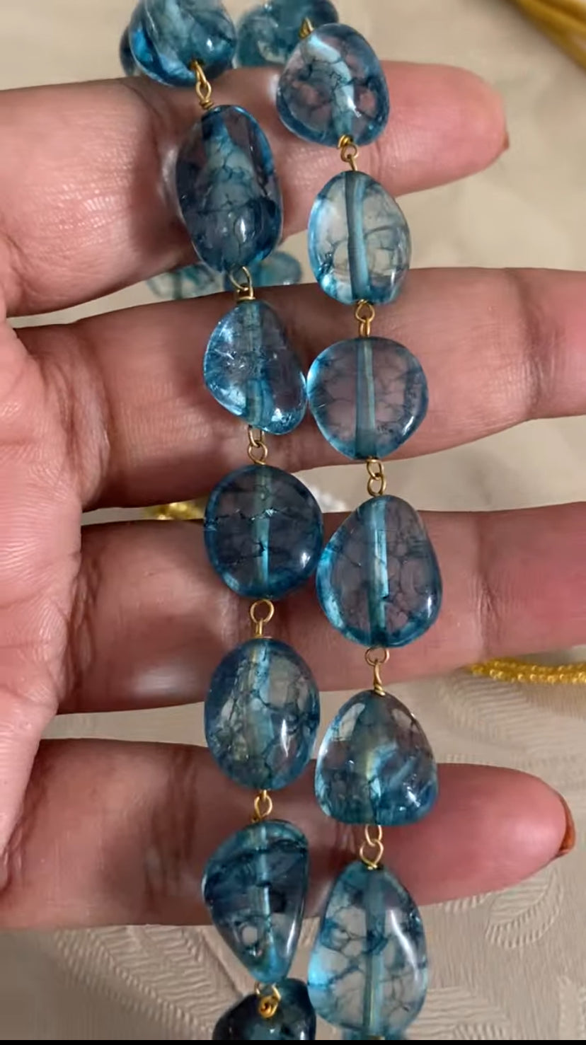 Quartz Stones Necklace | Indian Beads Necklace  | Gift Idea