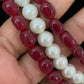 Onyx Beads & Pearls necklace | Indian Jewelry