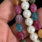 Onyx Beads & Pearls necklace | Indian Jewelry