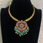 Jadau Kundan Pendant Kante Necklace |  Indian traditional jewelry