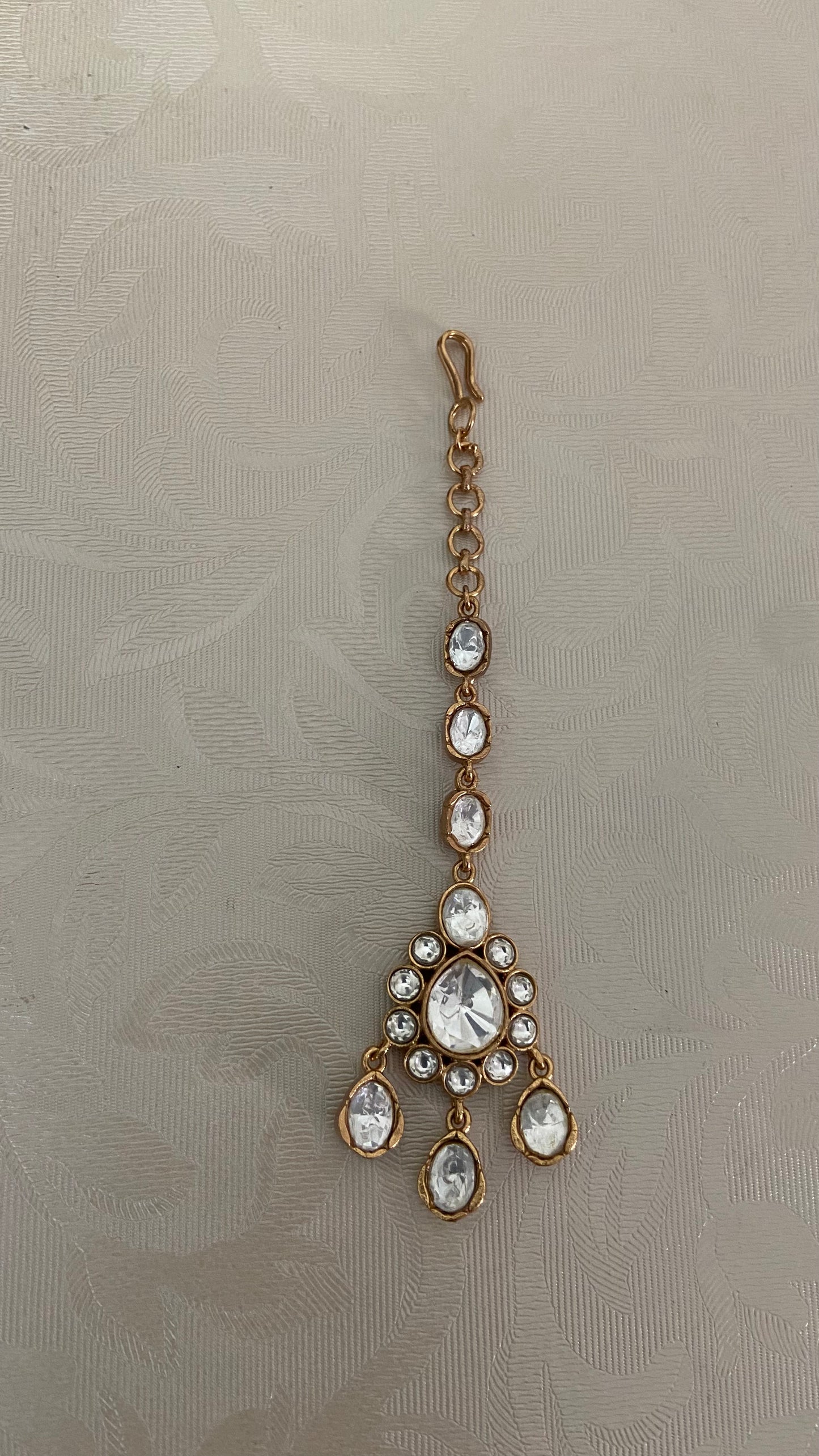 Moissanite Maang Tikka |  Indian jewelry in USA